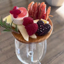 Protective Lid for Wine Glass - Charcuterie Toppers