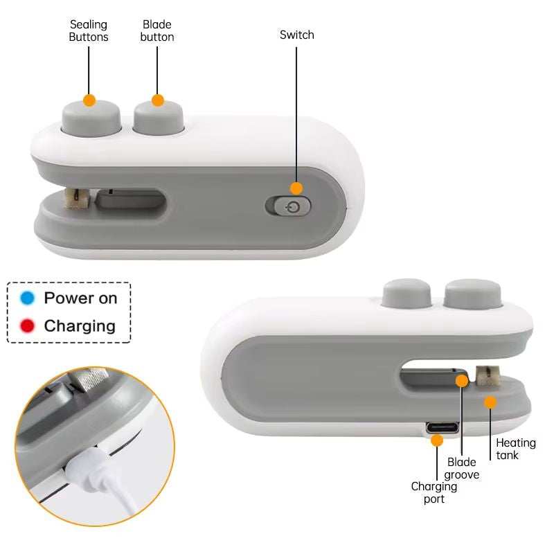 Tragbarer USB-Versiegeler 