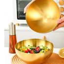 Golden Stainless Steel Bowl