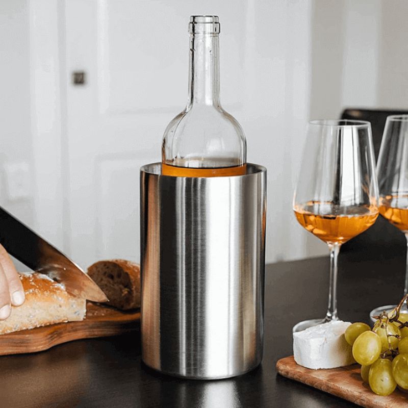 Double-Walled Stainless Steel Wine Cooler