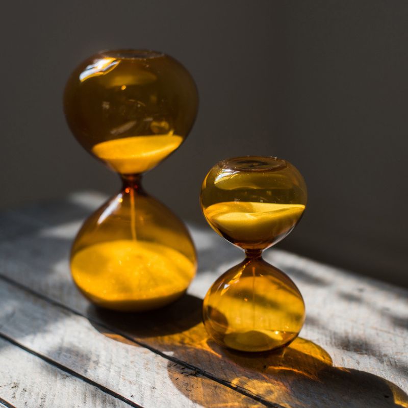 Solara Sanduhr aus Glas 