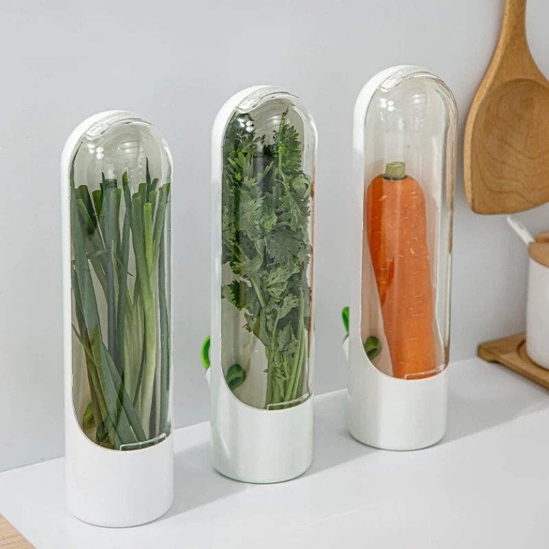 Bouteille de conservation pour légumes et herbes