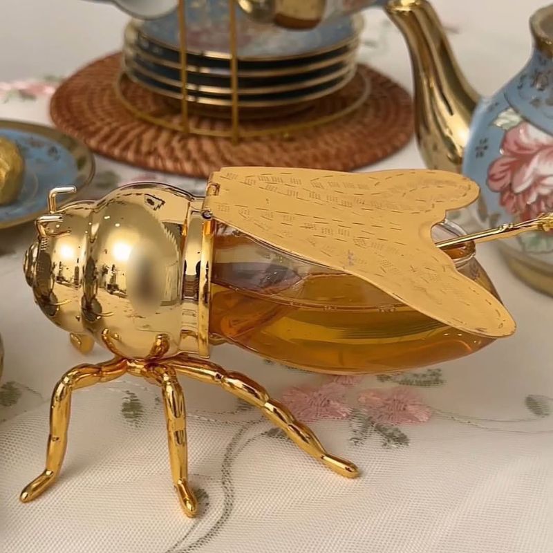 Sweet Bee Honey & Sugar Pot
