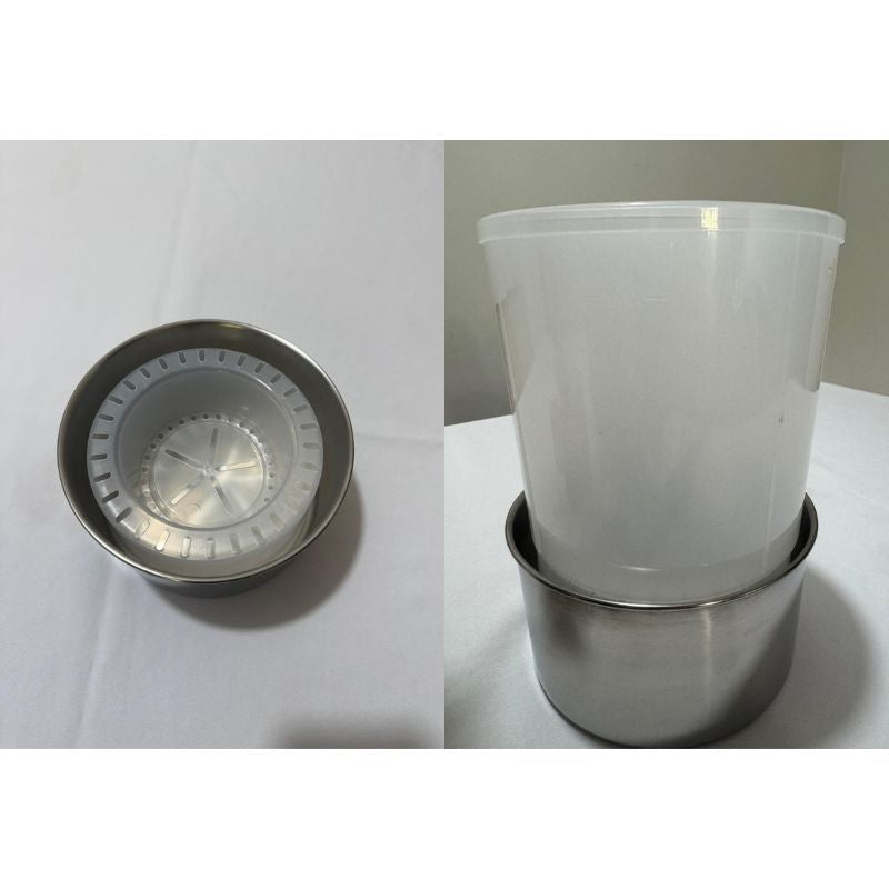 Beverage Bottle Holder – Ice Mold + Stainless Steel Stand
