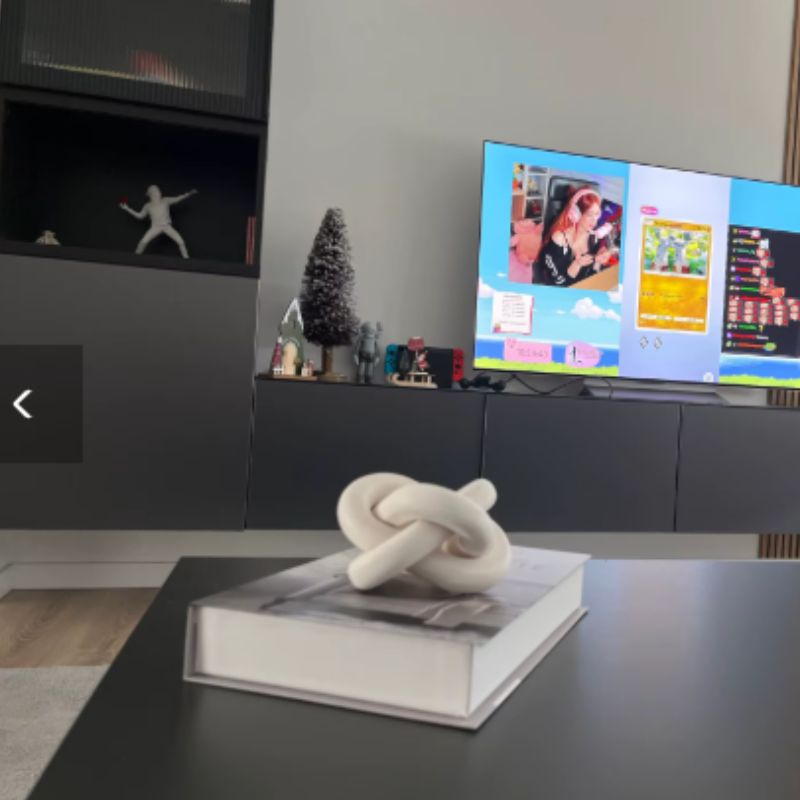Holzknotendekoration