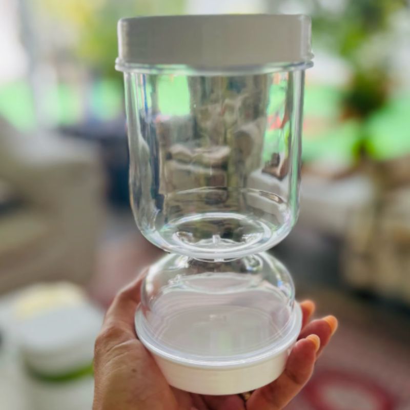 Pot à cornichons multi-usages avec égouttoir à liquide 
