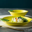 Lemon-Shaped Ceramic Platter