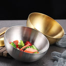 Golden Stainless Steel Bowl