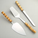 Bamboe spatel- en messenset