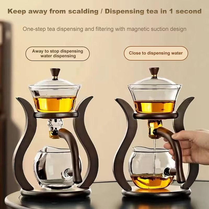 Service à thé avec infuseur et plateau magnétique