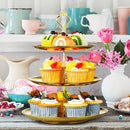 Plateau standard en métal pour le thé