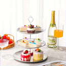 Plateau standard en métal pour le thé