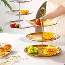 Plateau standard en métal pour le thé