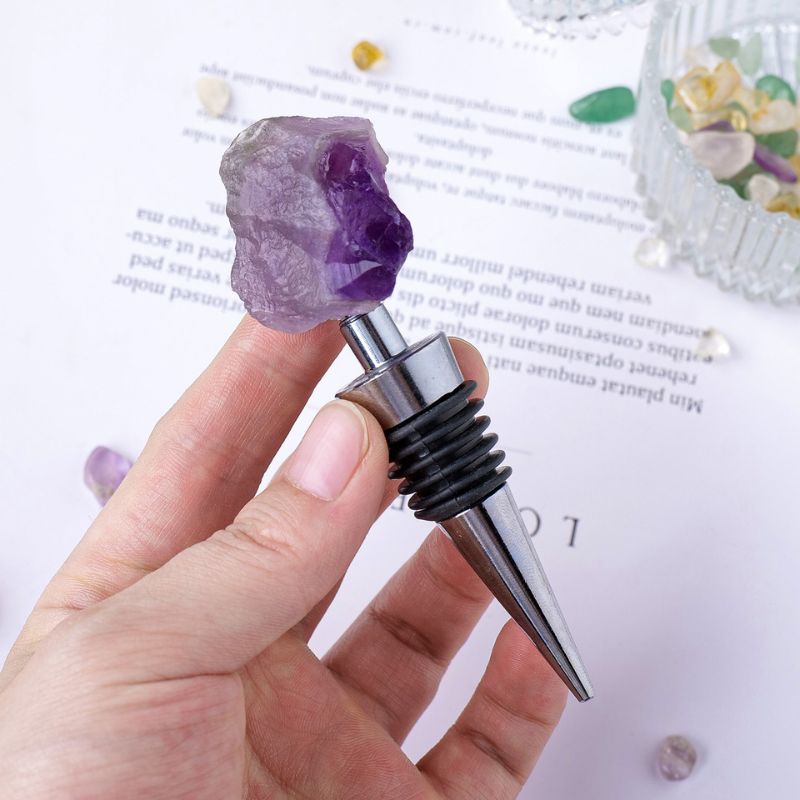 Radiant Stone Wine Stopper