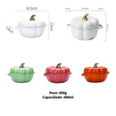 Bol en céramique en forme de citrouille