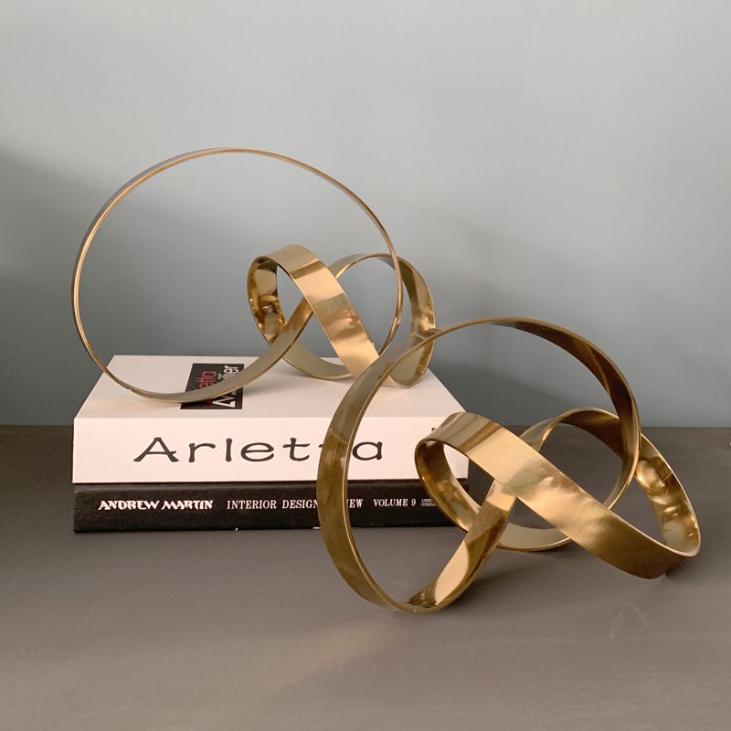 Abstrakte Knotenskulptur