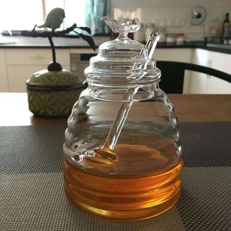 Pot à miel en verre Elegance