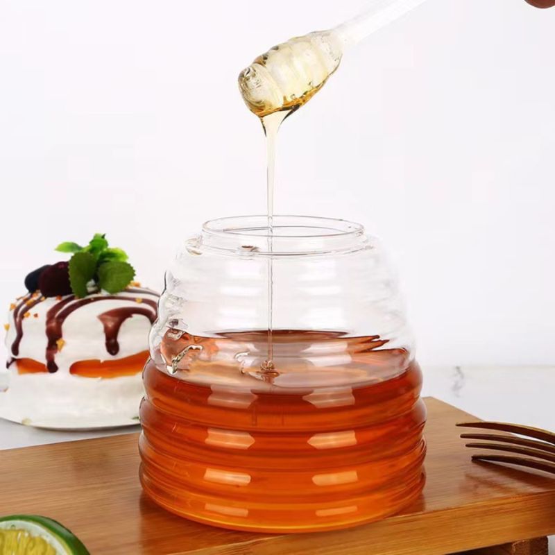 Pot à miel en verre Elegance