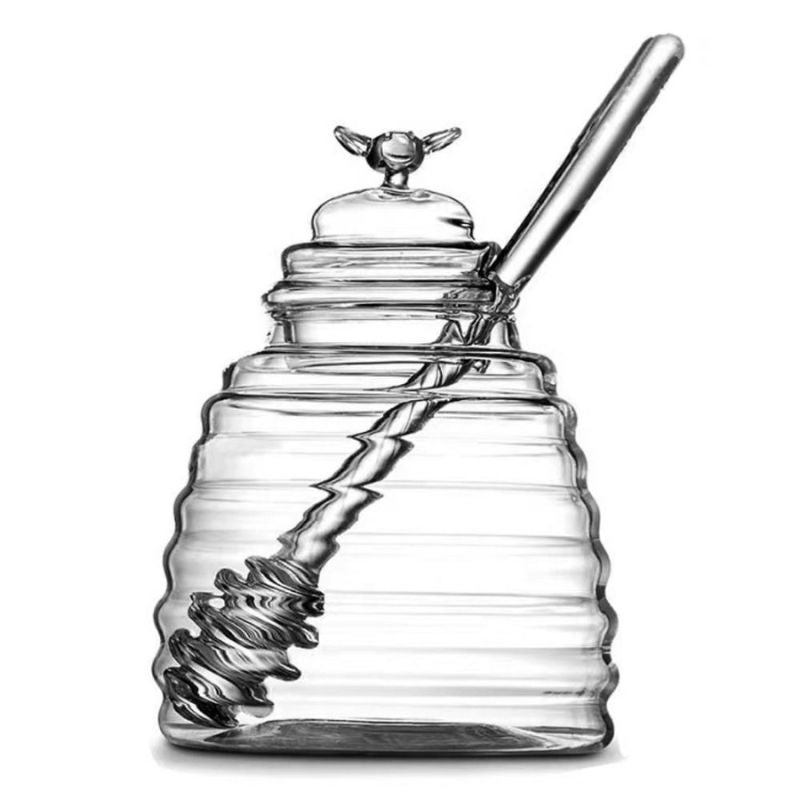 Pot à miel en verre Elegance