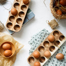 Acacia Wood Egg Organizer