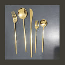Golden Cutlery Set