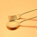 Golden Cutlery Set