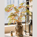 Vase en verre en corde de chanvre