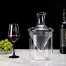 wine decanter, glass wine decanter, modern decanter, wine aerator, ice base decanter, wine accessories, elegant wine gift
