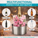 Ice Bottle Holder Mold with Stainless Steel Stand