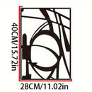 Metal Abstract Art Frame