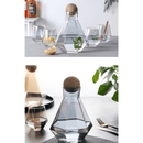 Hexagon Glass Bottle – 5-Piece Set
