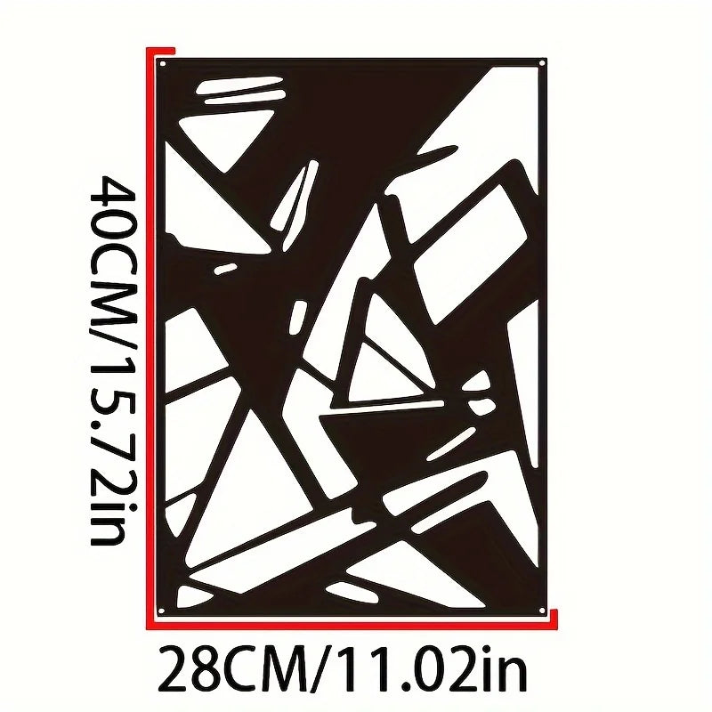Metallrahmen für abstrakte Kunst
